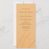 Bronze Love Infinity Hand Clasp Mariage Invitation (Dos)