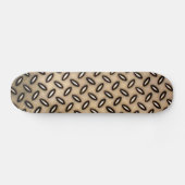 Bronze Metallic Patterned Skateboard (Horizontaal)