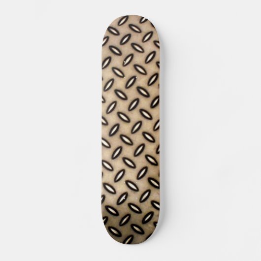 Bronze Metallic Patterned Skateboard (Voorkant)