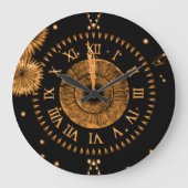 Bronze Midnight Clock Grote Klok (Voorkant)