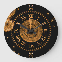 Bronze Midnight Clock  Grote Klok