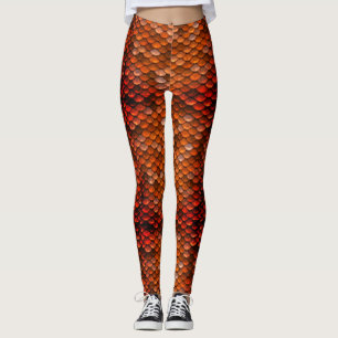 Bronze Moeder van Dragons Dragon Scale Leggings
