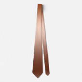 Bronze Ombre Gradiënt Mannen Stropdas (Voorkant)
