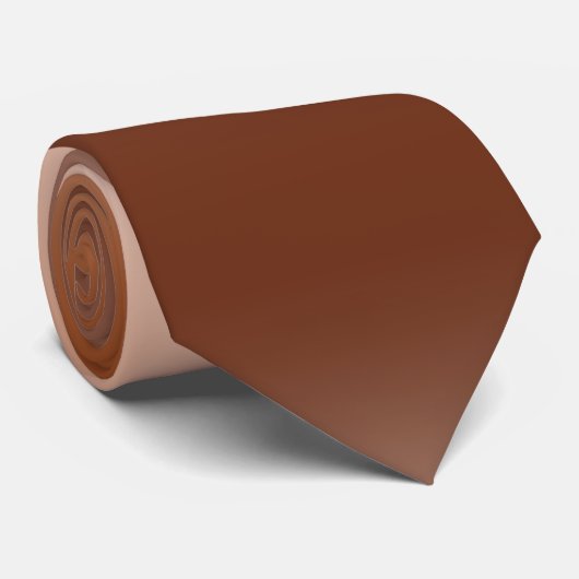 Bronze Ombre Gradiënt Mannen Stropdas (Opgerold)