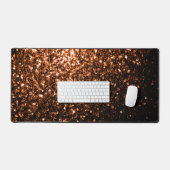 Bronze orange brun faux parties scintillant scinti (Clavier et souris)