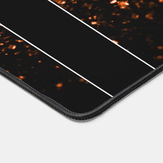 Bronze orange brun faux parties scintillant scinti (Coin)