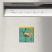 Bronze Orné Buck Sunshine Magnet Turquoise (In Situ (Lave-vaisselle))