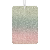 Bronze Pink Faux Glitter Luchtverfrisser (Achterkant)