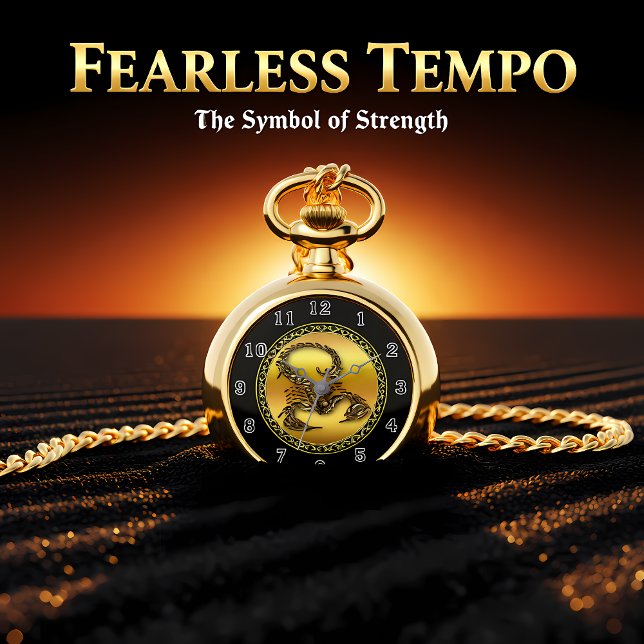 Bronze Poisonous scorpion zeer venomeus insect Horloge (Creator heeft geüpload)