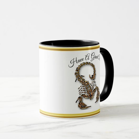 Bronze Poisonous scorpion zeer venomeus insect Mok (Voorkant rechts)