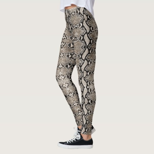 Bronze Python Snakeskin Leggings (Links)