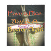 Bronze Rabbit Sculpture met Inspirerend quotes Notitieblok (Voorkant)