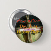 Bronze Rabbit Sculpture met Inspirerend quotes Ronde Button 5,7 Cm (Voorkant /achterkant)