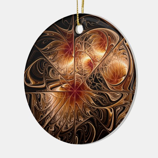 Bronze Round Ornament (Links)