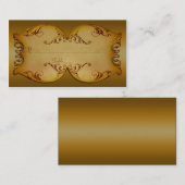 Bronze Scrolls Plaats kaarten Plaatskaartje (Voorkant / Achterkant)