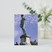 Bronze standbeeld, David van Michelangelo, Florenc Briefkaart (Staand voorkant)