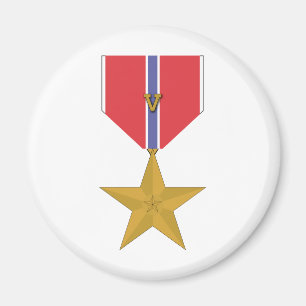 Bronze Star met V Magneet