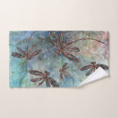 Bronze Tipped Dragonflies Magical Sky Bad Handdoek (Handdoek)