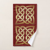 Bronze Tone Celtic Knot Bad Handdoek (Handdoek)