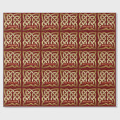 Bronze Tone Celtic Knot Cadeaupapier (Vlak)