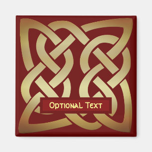 Bronze Tone Celtic Knot Magneet