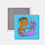 Bronzed Mermaid Beauty Magneet (Voorkant / Achterkant)