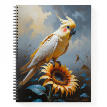 Bronzefallow Cockatiel Oil Painting