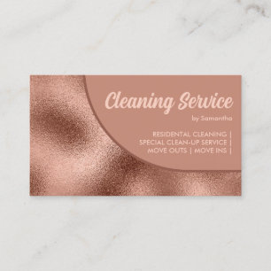 Bronzen Beige Krachtig Eenvoudig Elegant Visitekaartje