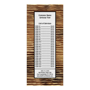 Bronzen Bruine Spuitverf Gouden Horizontaal Reclamekaart