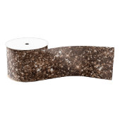 Bronzen glitter schittert luxueus grosgrain lint (Spoel)