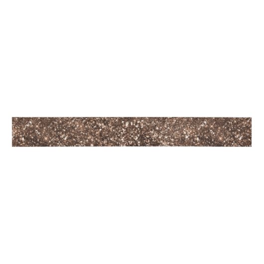 Bronzen glitter schittert luxueus grosgrain lint (Voorkant)