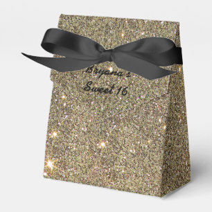 Bronzen Glitter Sparkel Verjaardagsfeest Favor Doz Bedankdoosjes