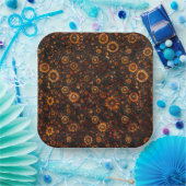 Bronzen Herfst Klimop Papier Bord (Feest)