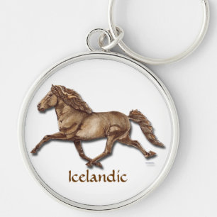 Bronzen IJslands Sleutelhanger