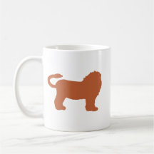 Bronzen Leeuw Zodiac Silhouet Beker – Warm Leeuw
