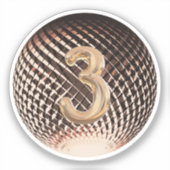 Bronzen medaille, 3e plaats winnaar sticker (Voorkant)