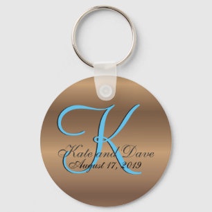 Bronzen Monogram Verbazingwekkend Fab Sleutelhanger