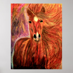 BRONZEN STER PAARD DOOR DEBBIE DAVIDSOHN POSTERS K