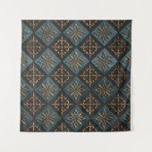 Bronzen textuur met snijpatroon. wandkleed (Voorkant (horizontaal))