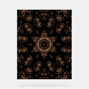 Bronzen Tijdperk Mandala Acryl Bord