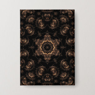Bronzen Tijdperk Mandala Button
