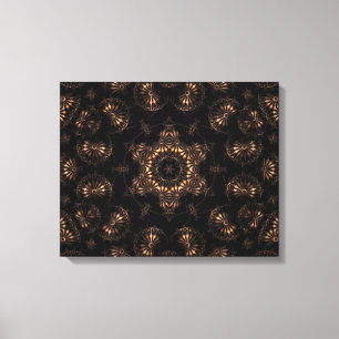 Bronzen Tijdperk Mandala Canvas Afdruk