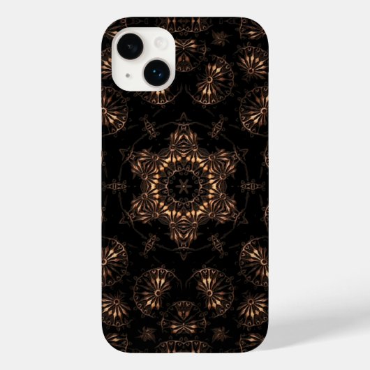 Bronzen Tijdperk Mandala Case-Mate iPhone Case (Achterkant)