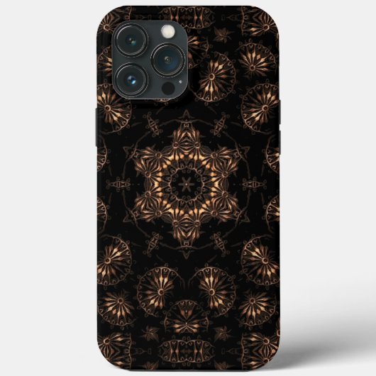 Bronzen Tijdperk Mandala Case-Mate iPhone Case (Achterkant)