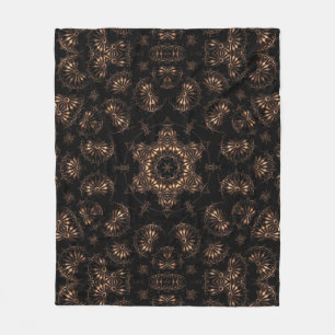 Bronzen Tijdperk Mandala Fleece Deken