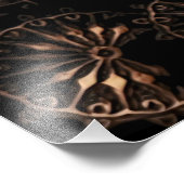 Bronzen Tijdperk Mandala Foto Afdruk (Hoek)