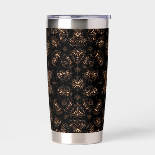 Bronzen Tijdperk Mandala Geïsoleerde Drinkbeker