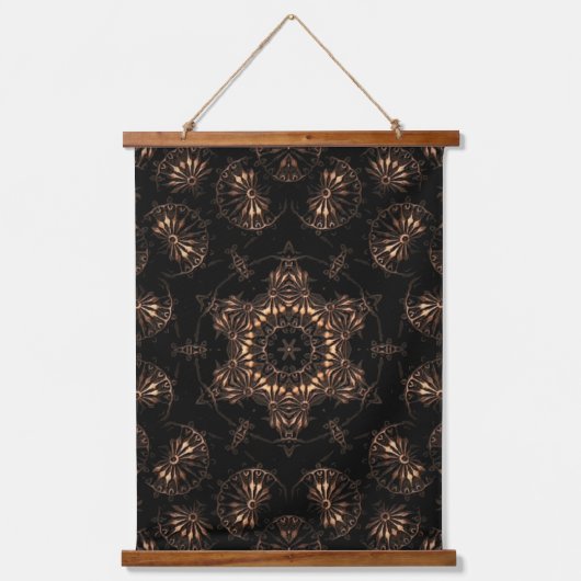 Bronzen Tijdperk Mandala Hangend Wandkleed (Voorkant)