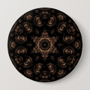 Bronzen Tijdperk Mandala Ronde Button 4,0 Cm
