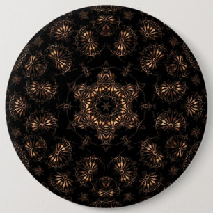 Bronzen Tijdperk Mandala Ronde Button 6,0 Cm